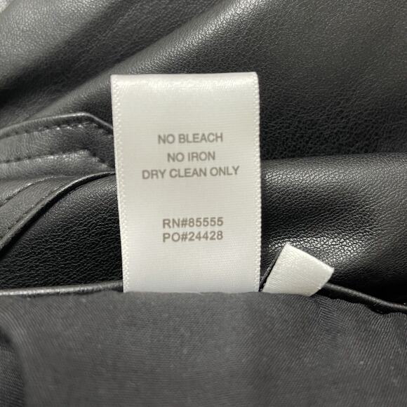 Pistola Aline High Rise Skinny Faux Leather Pants Size 31 Black Onyx - Picture 12 of 14